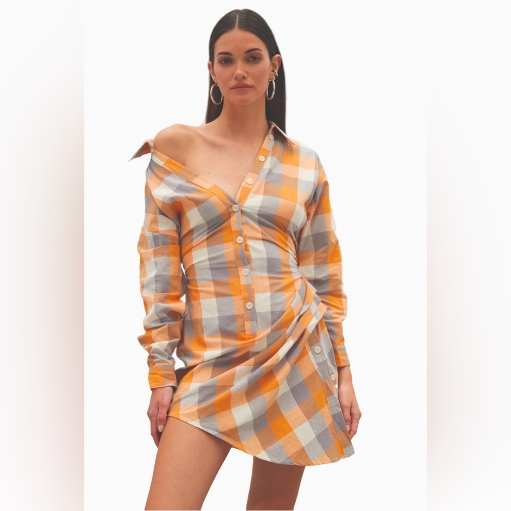 ATOIR sleeve shirt dress. SEND OFFERS